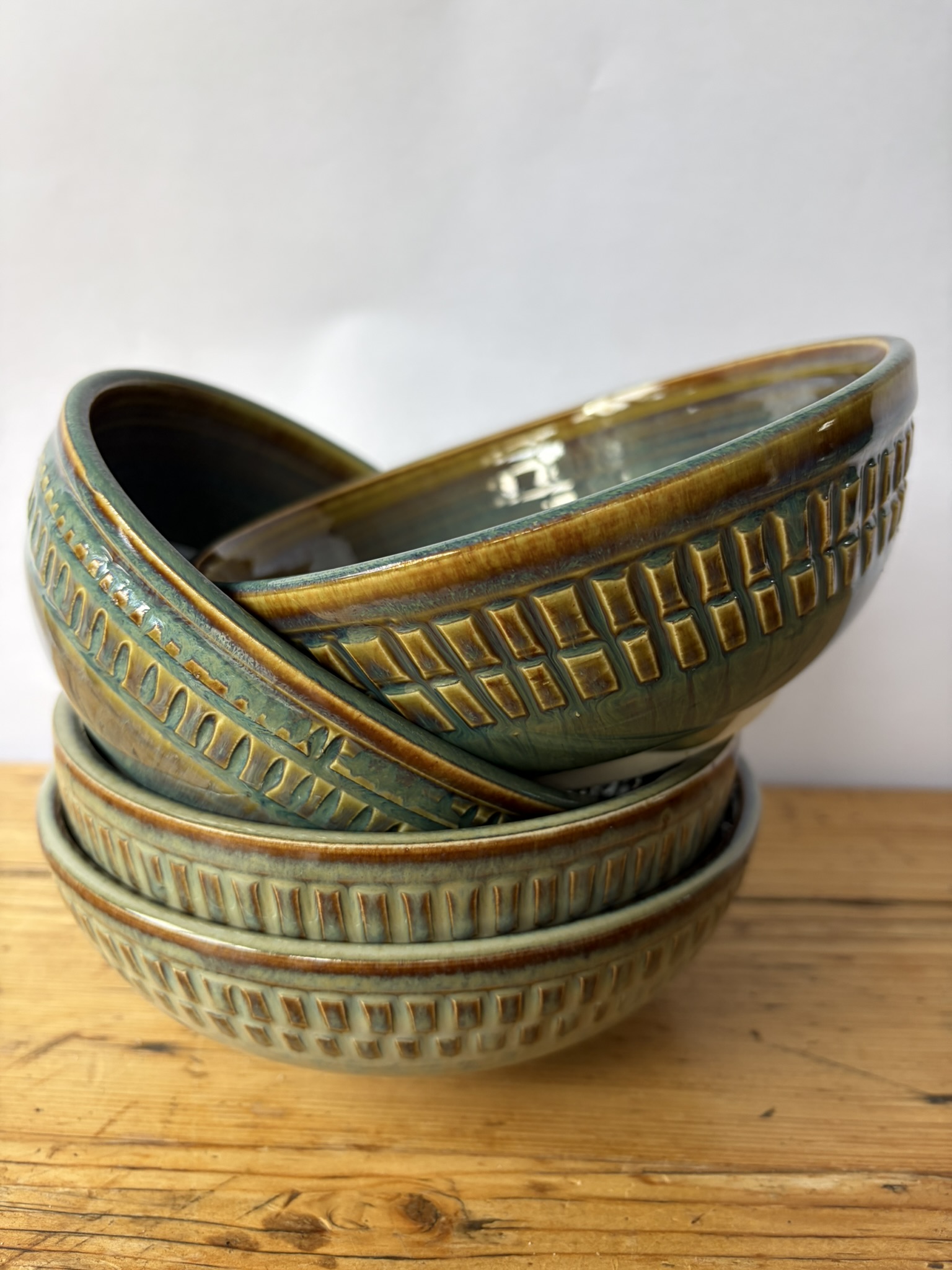 A selection of handmade pottery by Juno Bug Pottery