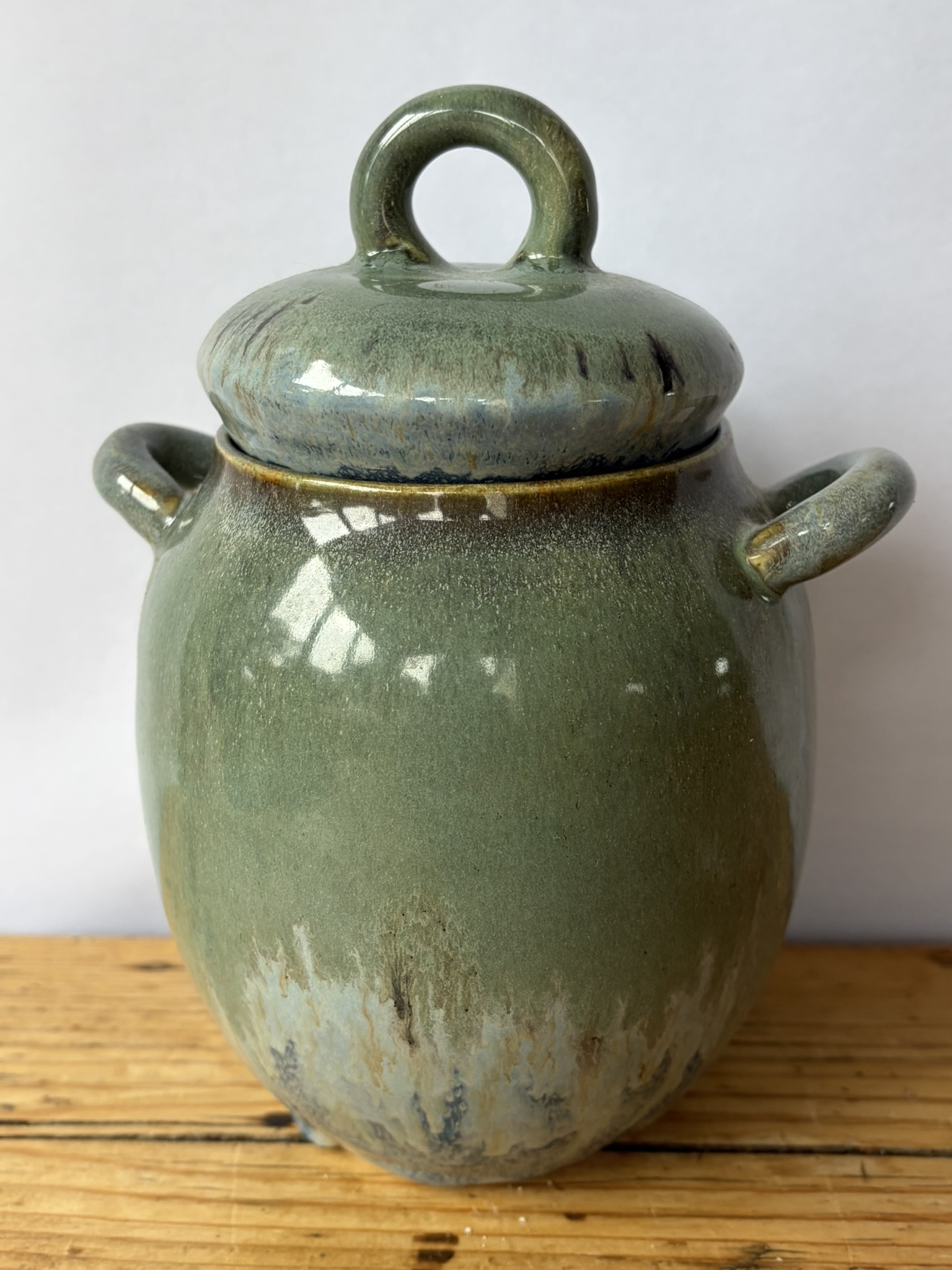 Green loop handle canister