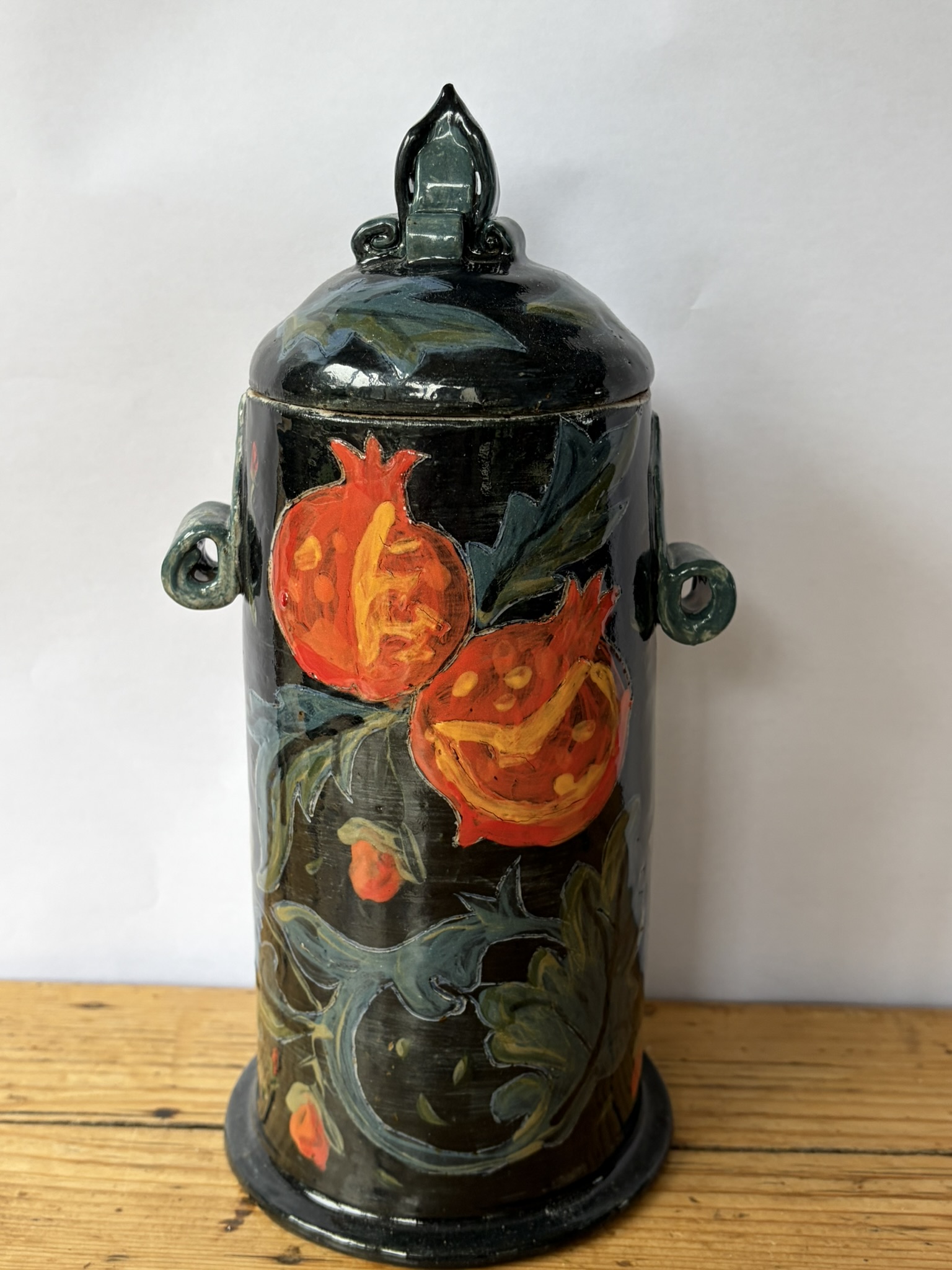 Pomegranate tall canister