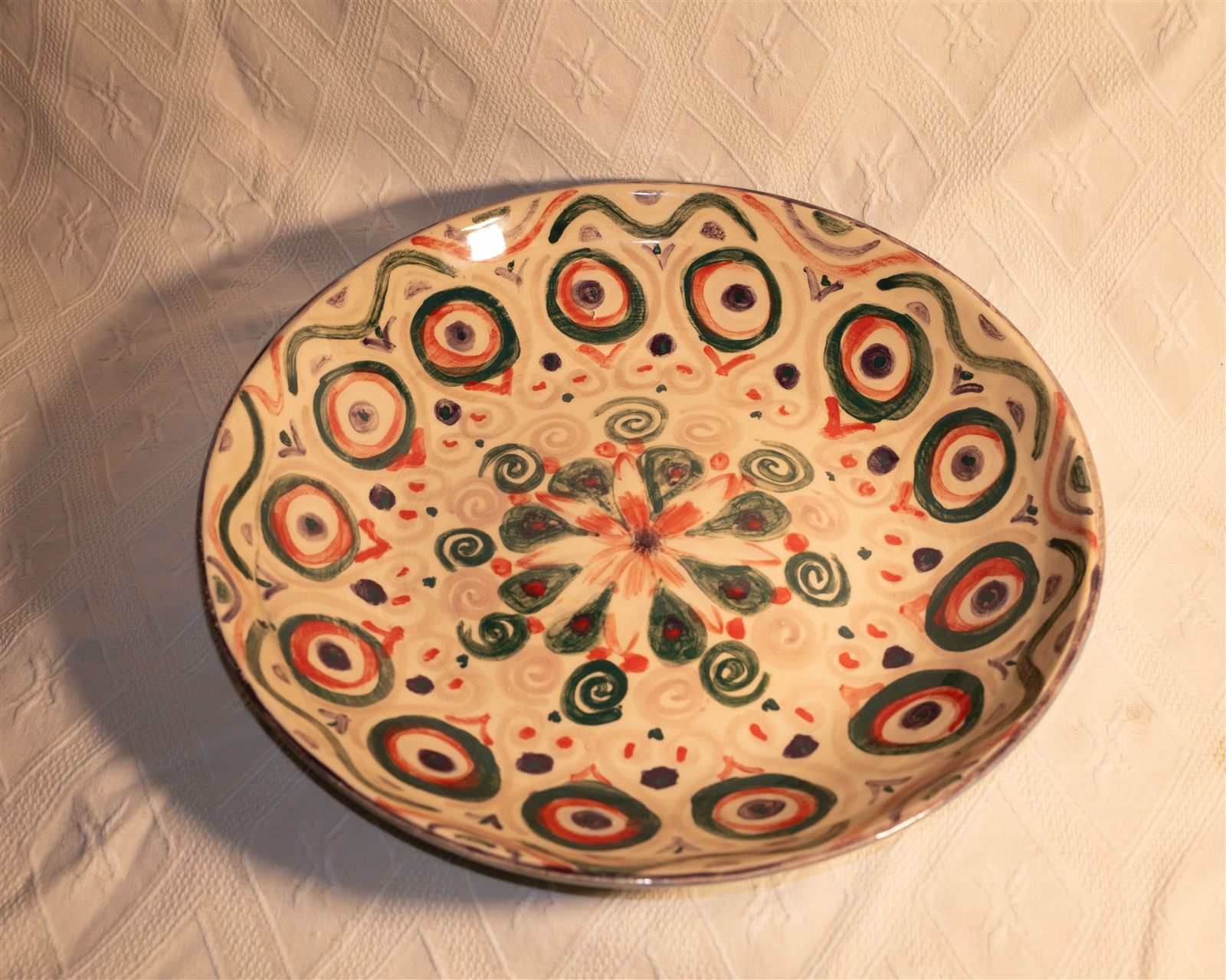 Mandala medallion plate